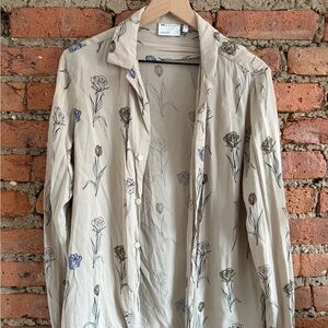 Flowy Botanical Shirt